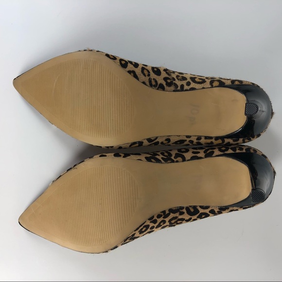 Apt. 9 Leopard Calf fur Poited Toe Heels Pumps Size 8.5 - Picture 8 of 10